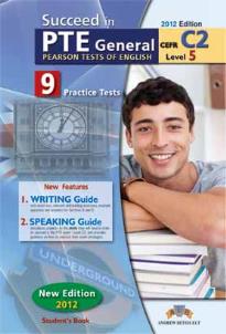 SUCCEED IN PTE C2 LEVEL 5 9 PRACTICE TESTS STUDENT'S BOOK 2012