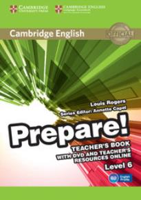 PREPARE! 6 TEACHER'S BOOK  (+ DVD & TEACHER'S BOOK  ONLINE RESOURCES)