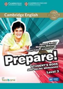 PREPARE! 3 STUDENT'S BOOK (+ ONLINE WORKBOOK) (+TESTBANK)