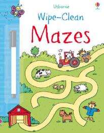 USBORNE WIPE-CLEAN : MAZES PB