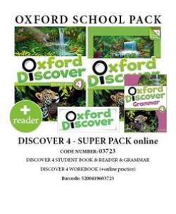 OXFORD DISCOVER 4 SUPER PACK ONLINE (Student's Book + Workbook WITH ONLINE PRACTISE + GRAMMAR + READER) - 03723