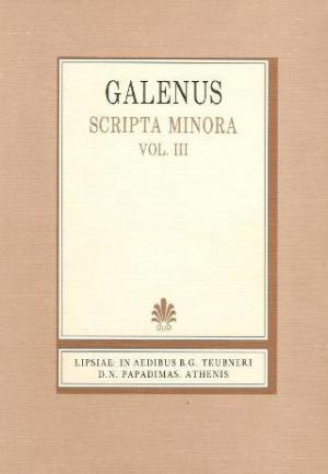 Galenus scripta minora