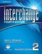 INTERCHANGE 2 TEACHER'S BOOK  (+ CD + CD-ROM) 4TH ED