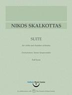 Νίκος Σκαλκώτας, Σουίτα για βιολί και μικρή ορχήστρα: Παρτιτούρα ορχήστρας
