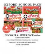 OXFORD DISCOVER 1 SUPER PACK ONLINE (Student's Book+ Workbook WITH ONLINE PRACTISE + GRAMMAR + READER) - 03693