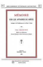 MEMOIRE SUR LES AFFAIRES DE GRACE