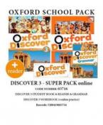 OXFORD DISCOVER 3 SUPER PACK ONLINE (Student's Book+ Workbook WITH ONLINE PRACTISE + GRAMMAR + READER) - 03716