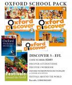 OXFORD DISCOVER 3 PACK EFL (SB + WORKBOOK + READER: FESTIVALS AROUND THE WORLD+ OXF. WORDPOWER DICTIONARY+CD-ROM) - 02603