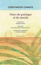 Notes de poetique et de morale