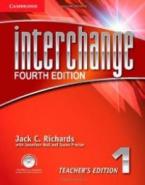 INTERCHANGE 1 TEACHER'S BOOK  (+ CD + CD-ROM) 4TH ED