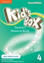 KID'S BOX 4 TEACHER'S BOOK  RESOURCE PACK ( + ON LINE AUDIO) 2ND ED