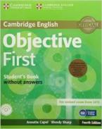 OBJECTIVE FIRST STUDENT'S BOOK PACK (+ CD-ROM) & W/B WITH AUDIO CD 4TH ED