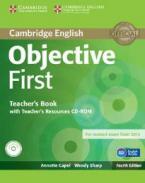 OBJECTIVE FIRST TEACHER'S BOOK  (+ CD-ROM) 4TH ED