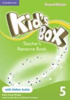 KID'S BOX 5 TEACHER'S BOOK  RESOURCE PACK ( + ON LINE AUDIO) 2ND ED