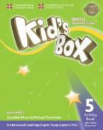 KID'S BOX 5 WORKBOOK (+ ONLINE RESOURCES) UPDATED 2ND ED