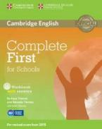 COMPLETE FIRST FOR SCHOOLS WORKBOOK W/A (+ AUDIO CD)