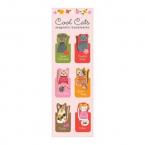 COOL CATS MAGNETIC BOOKMARKS  Paperback