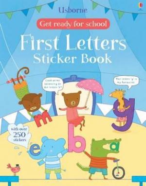 USBORNE : FIRST LETTERS STICKER BOOK (+ STICKERS) Paperback