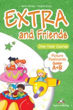 EXTRA & FRIENDS JUNIOR A & B FLASHCARDS