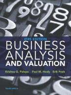 BUSINESS ANALYSIS AND VALUATION: IFRS 4TH ED Paperback