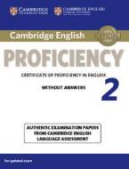 CAMBRIDGE ENGLISH PROFICIENCY FOR UPDATED EXAM 2 STUDENT'S BOOK WO/A