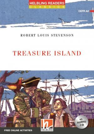 Red Series TREASURE ISLAND - READER + AUDIO CD + E-ZONE NEW EDITION (RED SERIES 3)