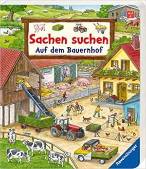 SACHEN SUCHEN: AUF DEM BAUERNHOF - WIMMELBUCH AB 2 JAHREN HC BBK