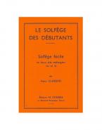 LE SOLFEGE DES DEBUTANTS SOLFEGE FACILE en deux cles melangees sol et fa