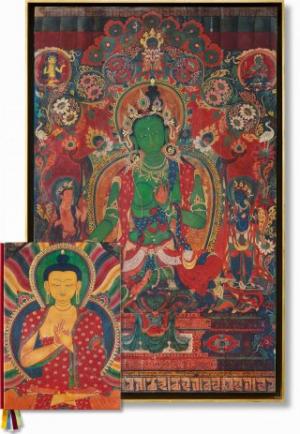 Thomas Laird. Murals of Tibet. Art Edition No. 41-80 'Green Tara, Gyantse K