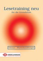 Lesetraining neu: Glossar - Wortschatzübungen