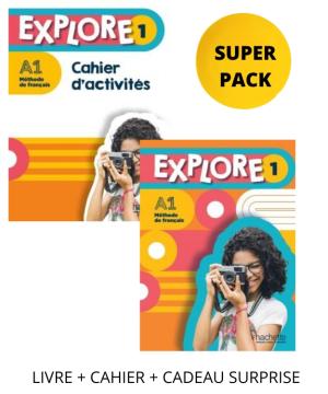 EXPLORE 1 SUPER PACK (LIVRE + CAHIER + CADEAU SURPRISE)