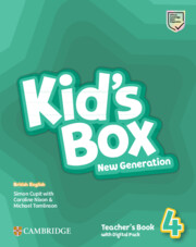 KID'S BOX NEW GENERATION 4 Teacher's Book (+ DIGITAL PACK)