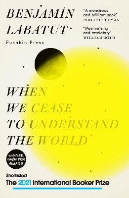 WHEN WE CEASE TO UNDERSTAND THE WORLD Paperback