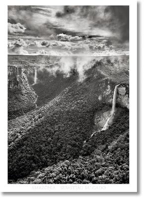 SEBASTIÆO SALGADO. AMAZ“NIA. POSTER 'WATERFALLS' HC