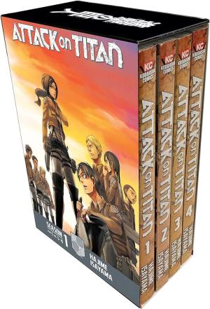 ATTACK ON TITAN SEASON 1 PART 1 MANGA BOX SET