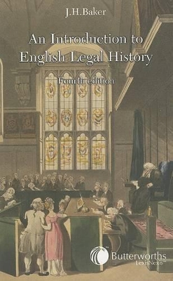 AN INTRODUCTION TO ENGLISH LEGAL HISTORY Paperback