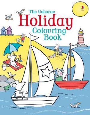 THE USBORNE HOLIDAY COLOURING BOOK Paperback C FORMAT