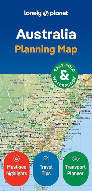 LONELY PLANET AUSTRALIA PLANNING MAP 2 MAP - END DATE 31/8/2030