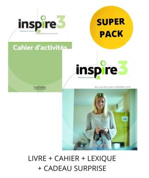 SUPER PACK: INSPIRE 3 (LE + CA + LEXIQUE + MON PETIT CARNET)