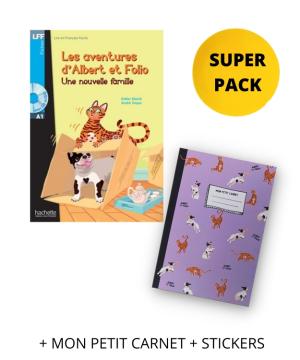 SUPER PACK ALBERT ET FOLIO (+ MON PETIT CARNET + STICKERS)