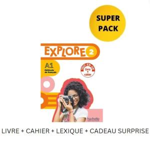 EXPLORE MINI 2 SUPER PACK (LIVRE + CAHIER + LEXIQUE + CADEAU SURPRISE)