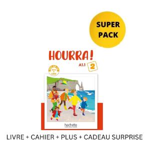 HOURRA! MINI 2 SUPER PACK (LIVRE + CAHIER + PLUS + CADEAU SURPRISE)