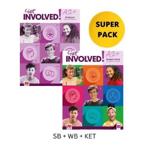 GET INVOLVED A2+ SUPER PACK (Student's Book + Workbook + KET) BRIT. ED