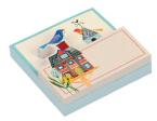 AVIAN FRIENDS BIRDHOUSE SHAPED MEMO PADS Paperback