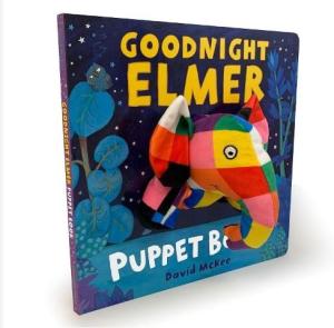 Goodnight, Elmer Puppet Book HC