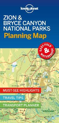 LONELY PLANET ZION & BRYCE CANYON NATIONAL PARKS PLANNING MAP 1 MAP - END DATE 31/1/2026