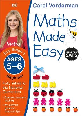 MATHS MADE EASY AGES 5-6 KEY STAGE 1 BEGINNER  Paperback